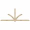 Ekena Millwork Redmond Rough Sawn Timber Gable Bracket, Douglas Fir, 108"W x 45"H x 4"D x 4"F, 10/12 Pitch GBW108X45X0404RED00RDF - alternate 1